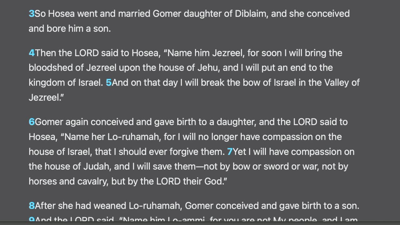 Hosea 1