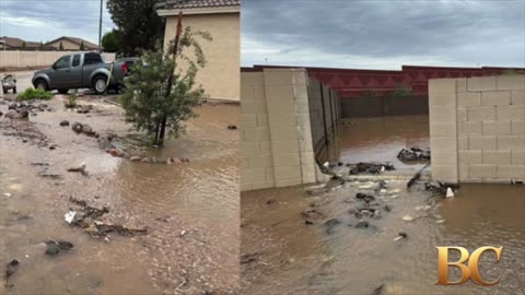 Multiple water rescues initiated in Buckeye, as heavy rain sweeps across Arizona