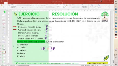 SAVIA REGULAR 2025 | Semana 07 | RM S1