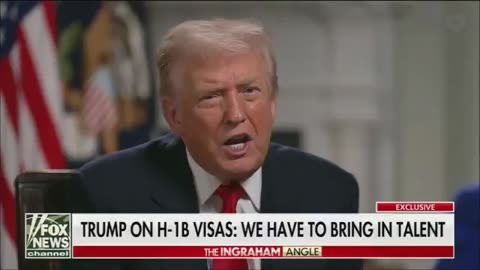Trump says that H1B immigrants are necessary since there are not plenty of talented Americans