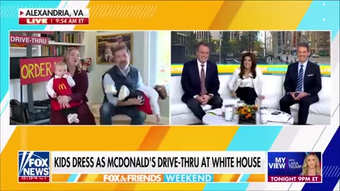 ‘LOVIN’ IT’_ McDonald’s drive-thru costume steals the show at White House Halloween event