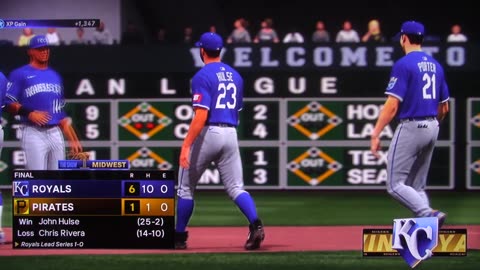 MLB The Show: Kansas City Royals vs Pittsburgh Pirates (S24 G148)