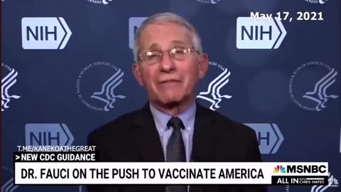Dr Fauci 2021 and now 2024 get covid again... booster shots 6 time