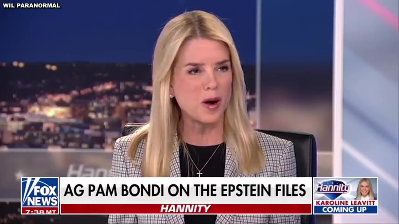 WATCH THE SPEECH TONIGHT - COULD BE A TWIST - PAM BONDI RECEIVES ALL THE EPSTEIN FILES VIA TRUCKLOAD