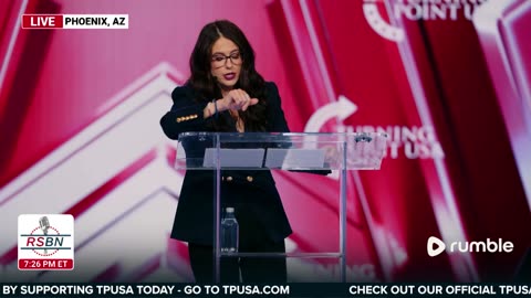 WATCH: Pro-life leader Kristan Hawkins speaks at TPUSA's AmFest - 12/19/25