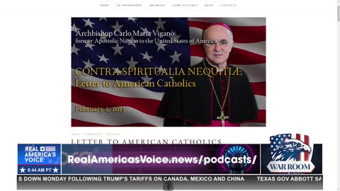 Elizabeth Yore about Archbishop Vigano's letter to America