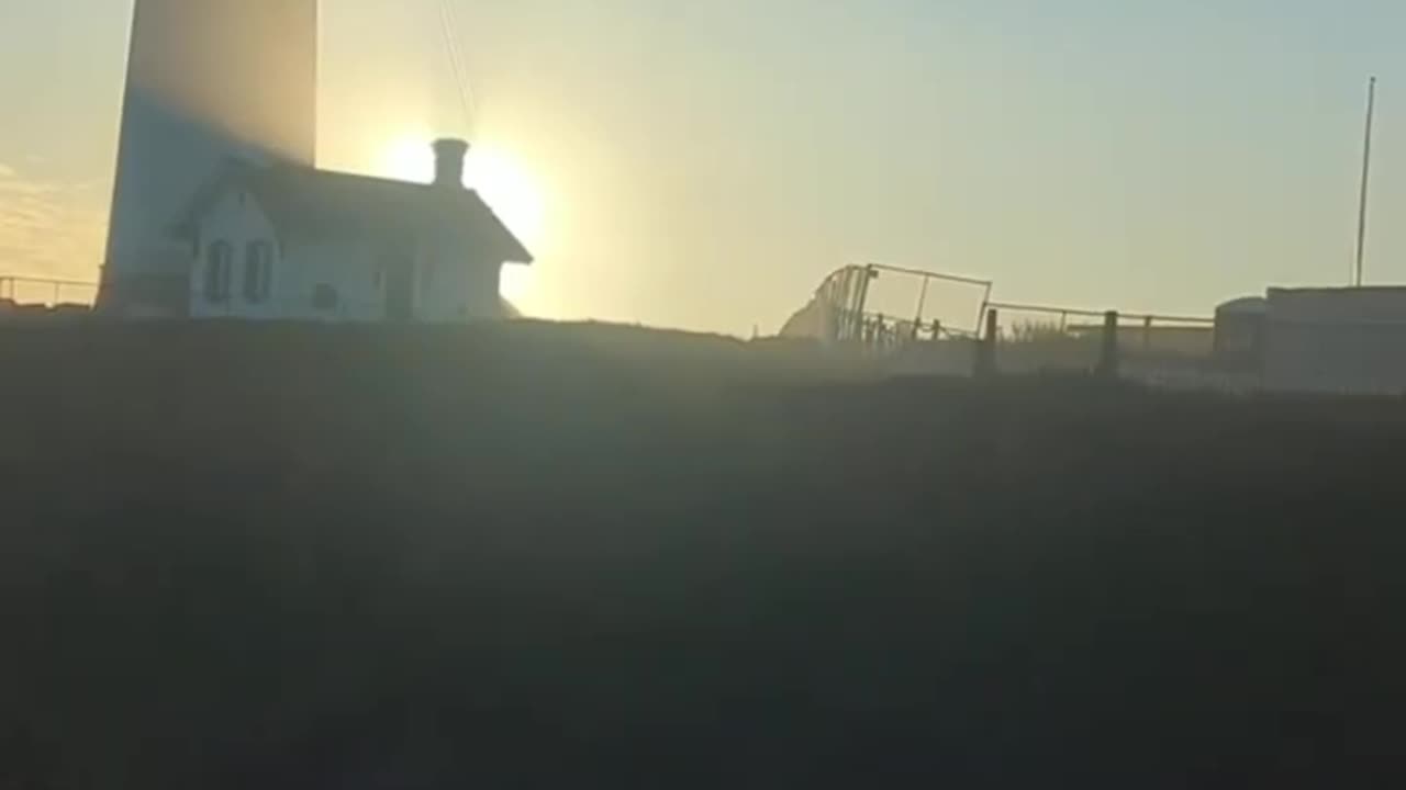 Super Chill Lighthouse Sunset