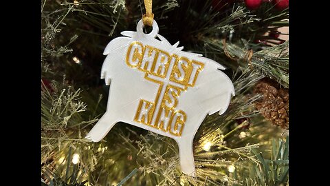 Christ is King Ornament
