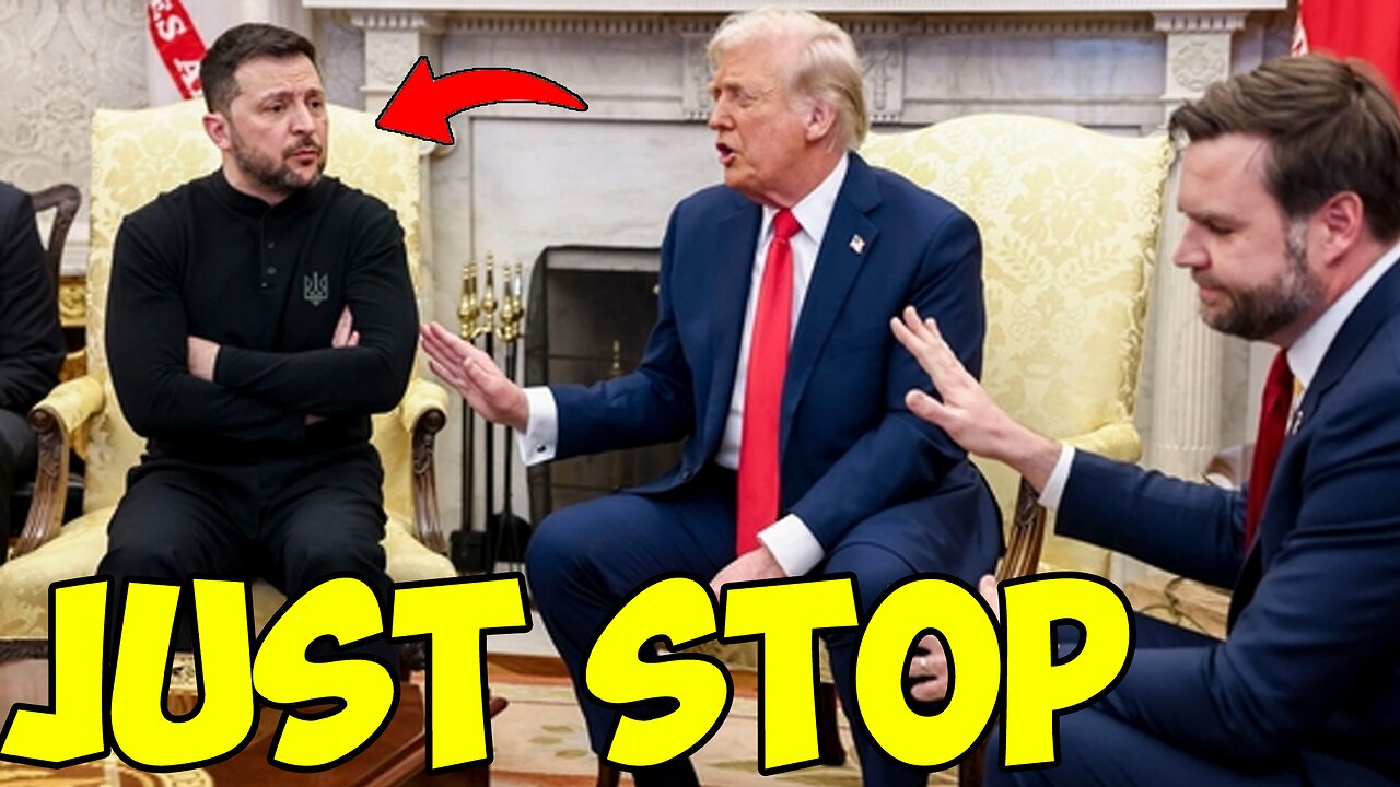 "You're Not a Tough Guy..." Trump, JD Vance Checks Zelenskyy