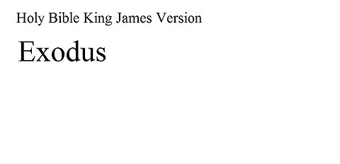 Exodus Chapter 20