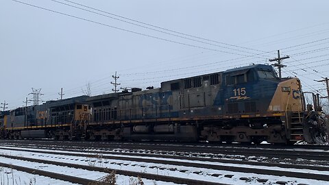 Speedy triple CSX led by YN2 115