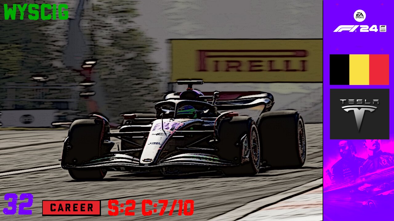 F1 2024 | TESLA RACING | Circuit de Spa-Francorchamps | KARIERA #32 [WYŚCIG]