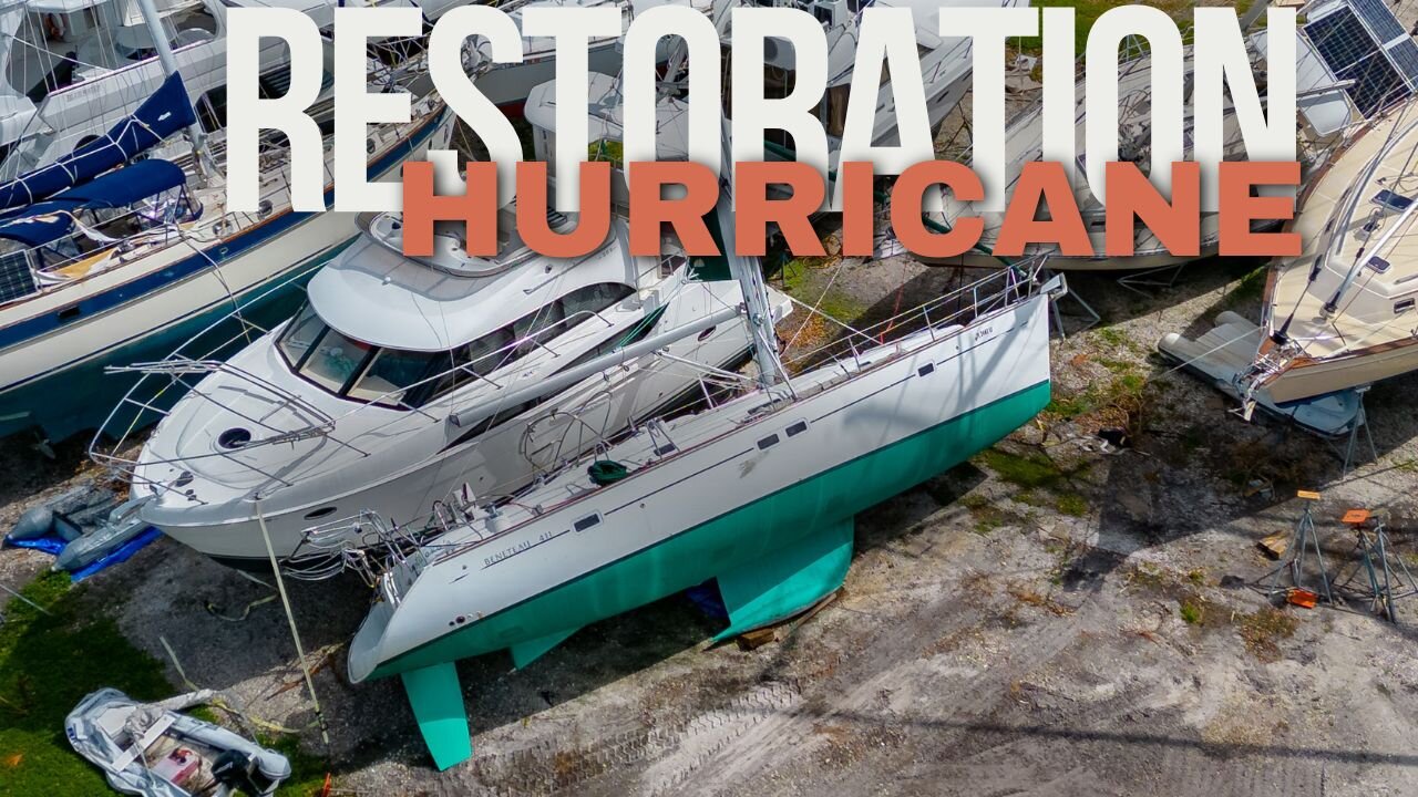 Restoring my Hurricane Ian Ravaged Beneteau Sailboat