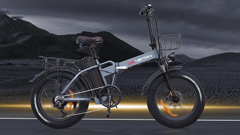 DRVETION AT20 Electric Bike 1000W Motor 48V 15AH Battery 20 inch Fat Tires Electric Bike