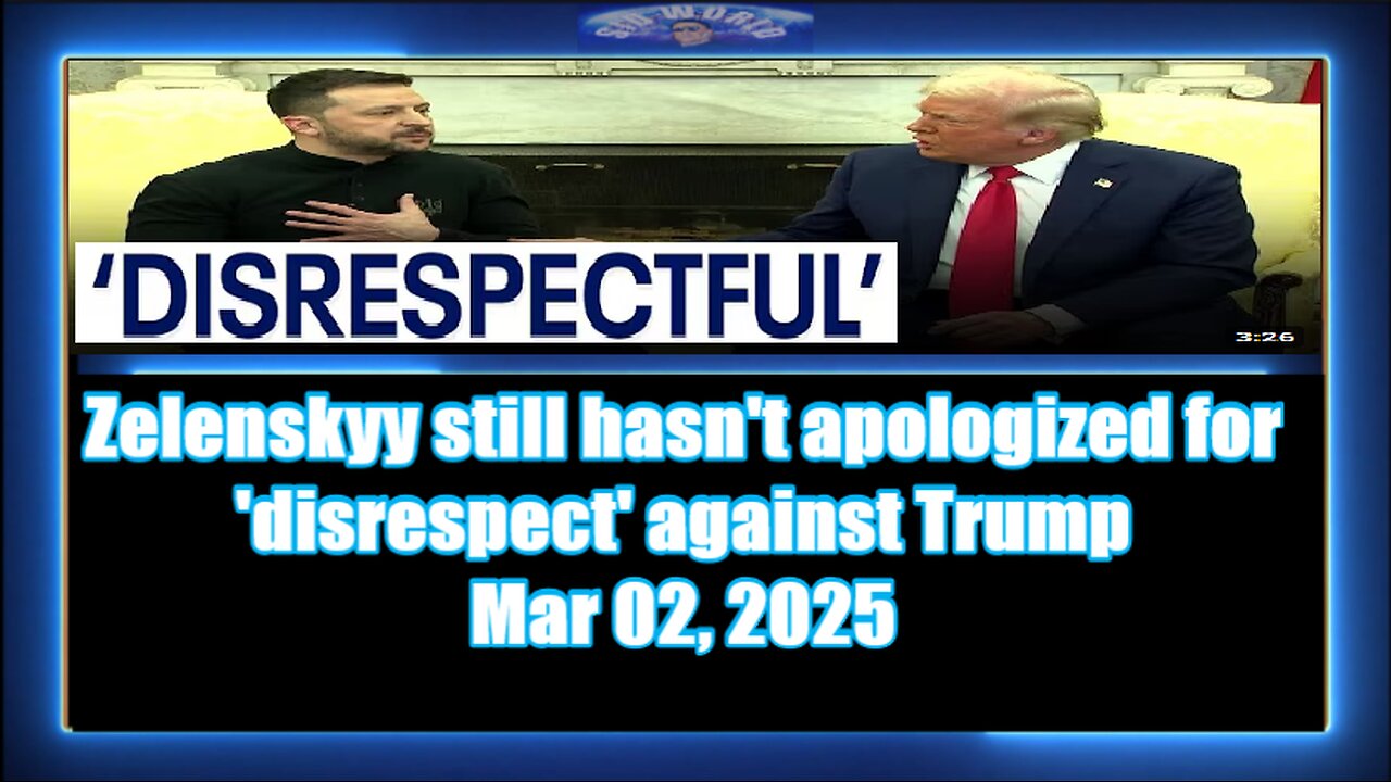 Zelenskyy still hasn't apologized for 'disrespect' against Trump