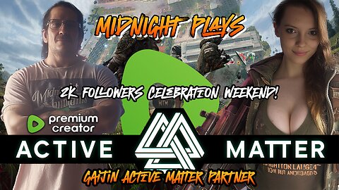 Morning Coffee w/ Midnight & Active Matter | 2k Follower Weekend! | Laughs today and MEATLOAF