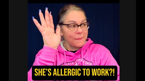 🚨 She’s Allergic To Work?! 😱 #ASL #Deaf #signlanguage