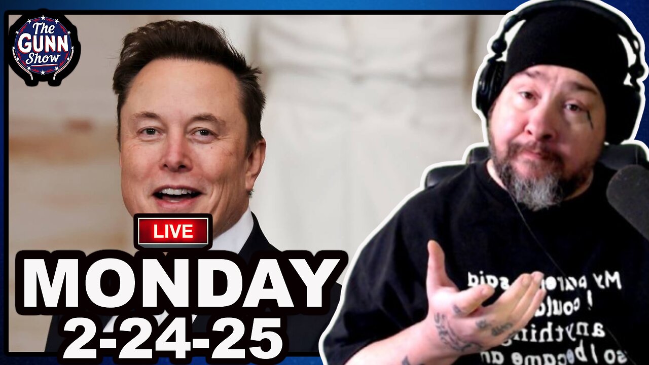 LIVE: Tulsi and Kash IGNORE Elon, Bongino Hired, ICE Leader FIRED, & More | The Gunn Show (2/24/25)