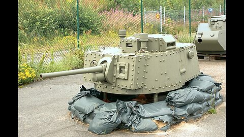 Swedish tank turret m 41 walkaround