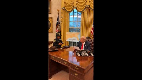 After being named honorary Secret Service agent, 13-year-old DJ Daniel meets President Trump