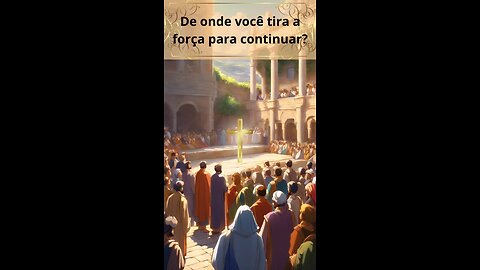 De onde vem a sua força para continuar ?