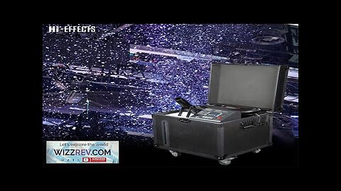 1500W Super Snow Machine Wireless DMX Control Snowflake Machine Snow for Party Review