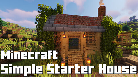 Minecraft Simple Starter House - Quick and Easy Build