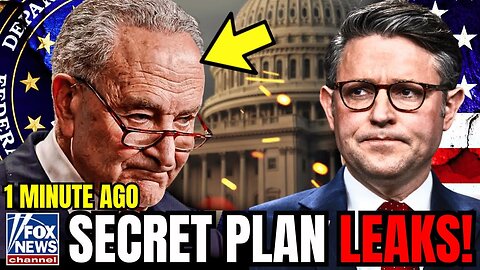 TOTAL BACKFIRE! Schumer’s SECRET Shutdown Plan LEAKS—Johnson STRIKES BACK 💥