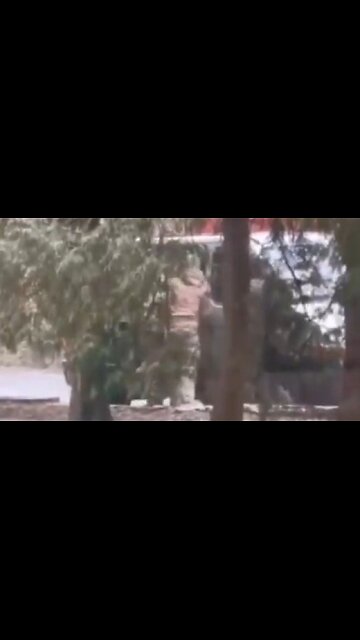 Ukrainian Students Witnessing A War Conscription Abduction Outside A Classroom Window