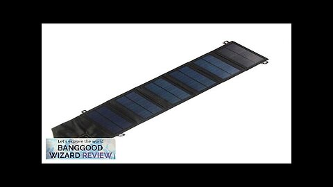 5V 15W USB Solar Chargers with 5 Folding Solar Panel Portable Solar Review