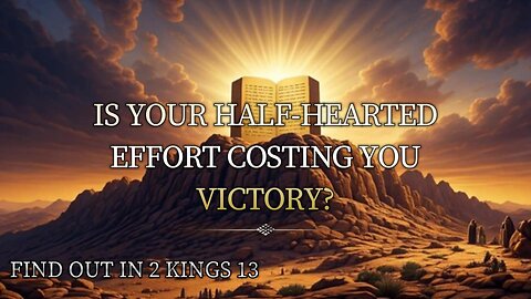 Is Your Half-Hearted Effort Costing You Victory?