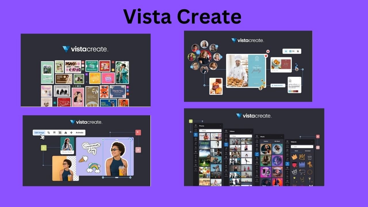 how to use vista create