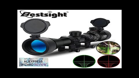 3-9x40 Hunting Riflescope Optical Scope Green Red Illuminated 11/20mm Rail for Air Review