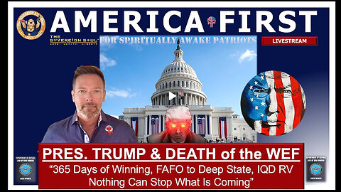 Pres. Trump deals Death to [DS] WEF, America First, 365 Days of Winning & IQD RV