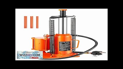 Air Hydraulic Bottle Jack 12 Ton Manual Hand Pump Automotive Car Repair Review