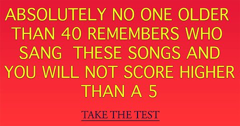 Who sang these songs?