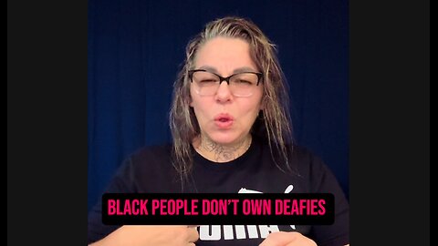 🚨 Black Deaf People Don’t Own Deafies & ASL 🤔 #ASL #deaf #signlanguage