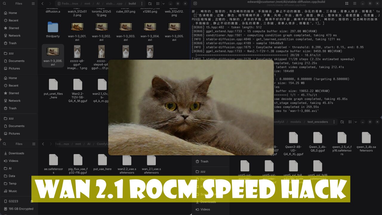AI Video on Linux: Optimize Wan 2.1 with stable-diffusion.cpp
