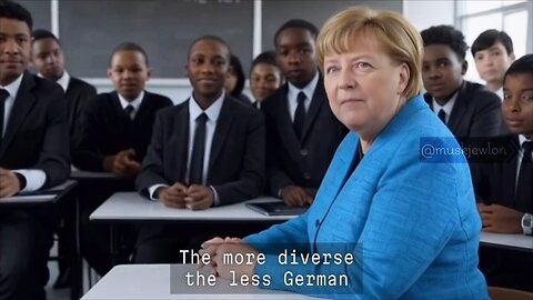 A different version of Angela Merkel from another universe finally speaks out