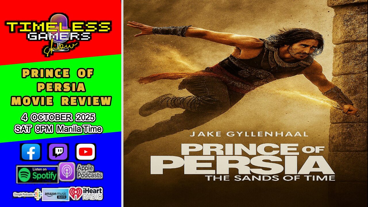 PRINCE OF PERSIA (2010) Movie Review - Timeless Gamers Show episode 154