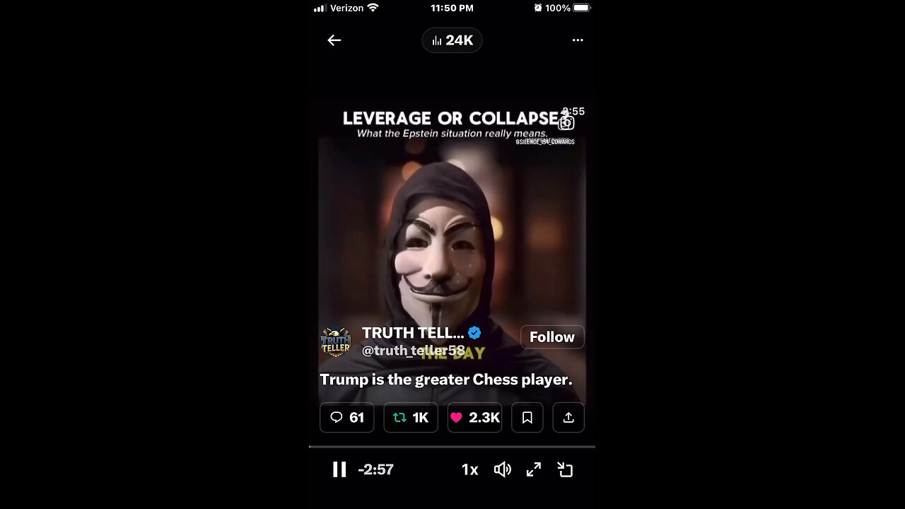 Trump is the greater Chess player.