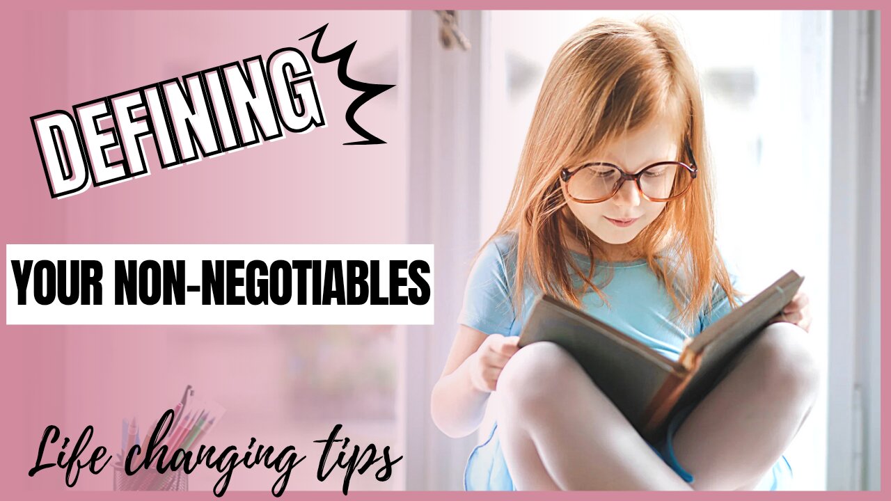 Define Your Non-Negotiables