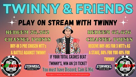 🥰'Twinny v !Friends' stream with paulythirteen🥰