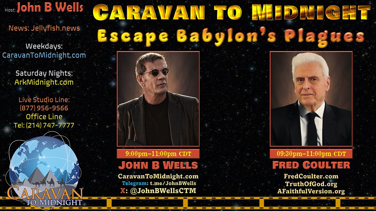 Escape Babylon’s Plagues - John B Wells LIVE