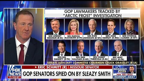 Sen Eric Schmitt: Time Has Come For Criminal Prosecutions