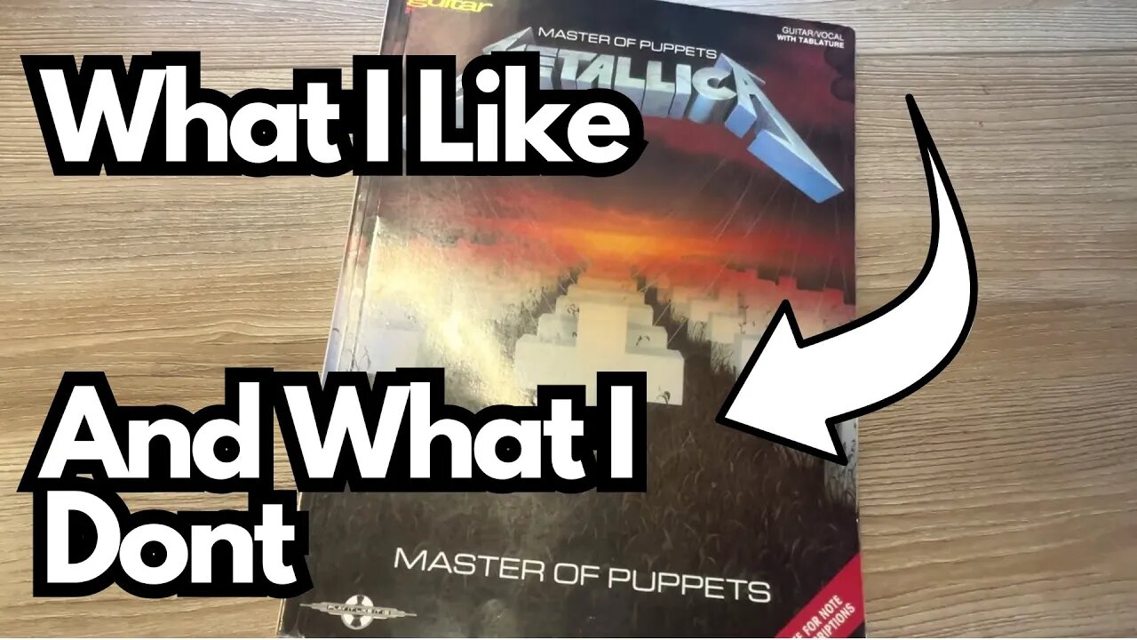 Metallica's Master of Puppets - A Solid (But Flawed) Tab Book