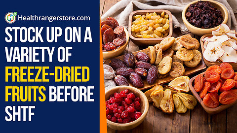 Stock up on a variety of Freeze-Dried Fruits before SHTF