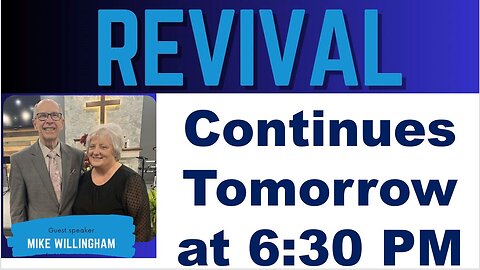 Day One of Our Revival 2025 Evening