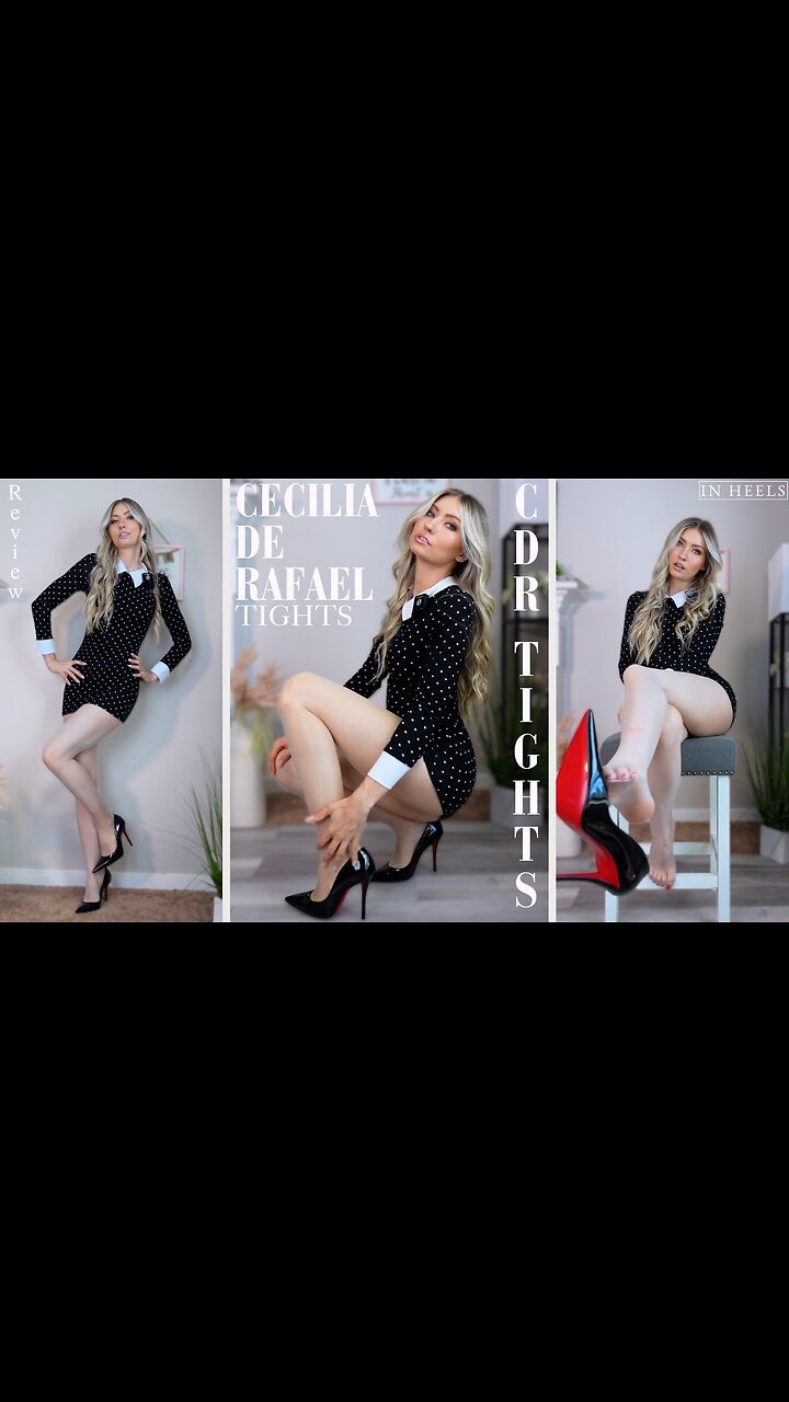 Ready For Work in CDR Tights with Red Bottom Heels | CDR Review and Try On