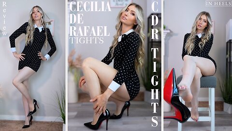 Ready For Work in CDR Tights with Red Bottom Heels | CDR Review and Try On